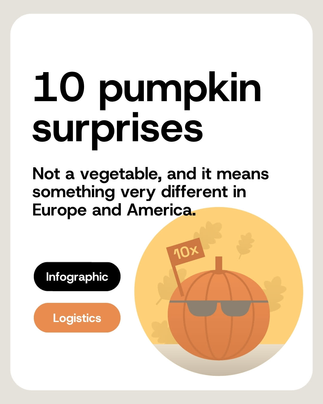 Logio infographic: 10 pumpkin facts you didn’t know
