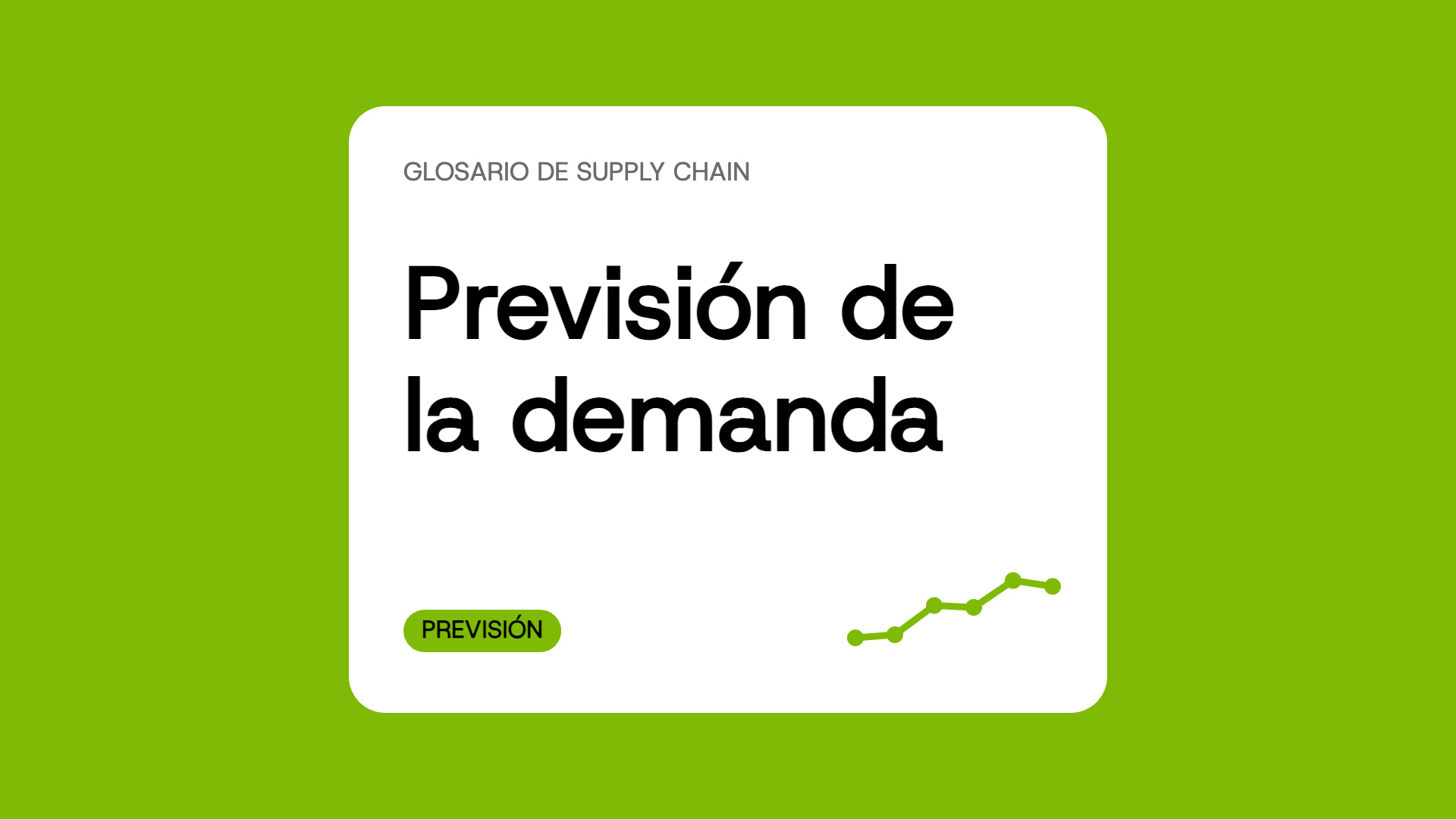 Previsión de la demanda