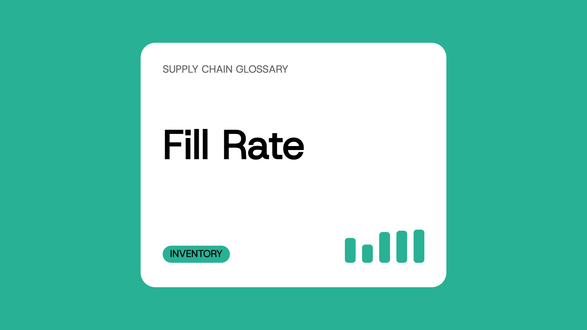 Fill Rate