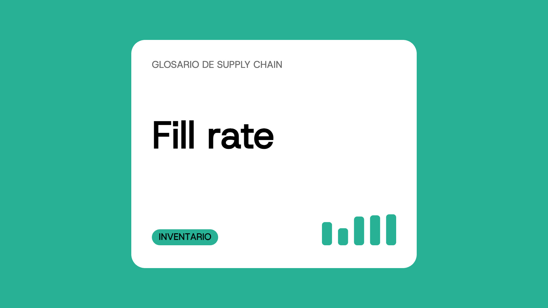 Fill rate