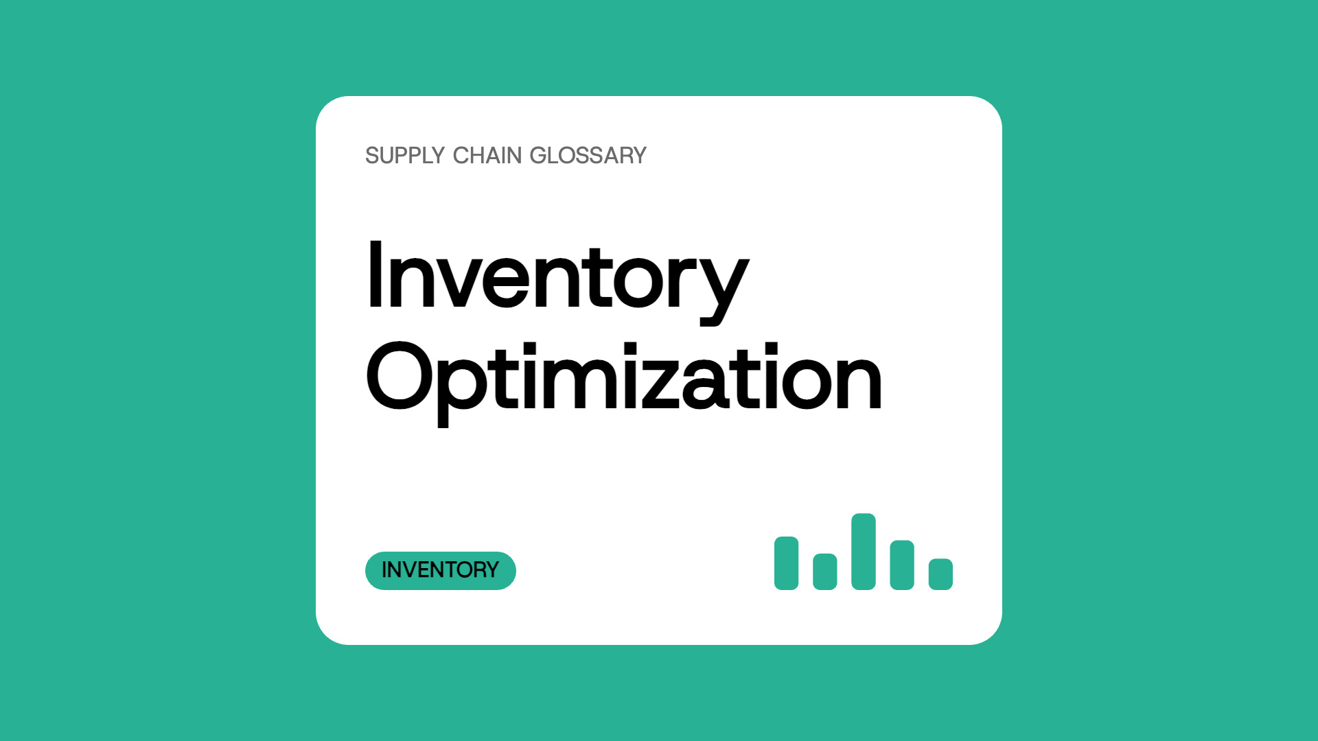 Inventory Optimization