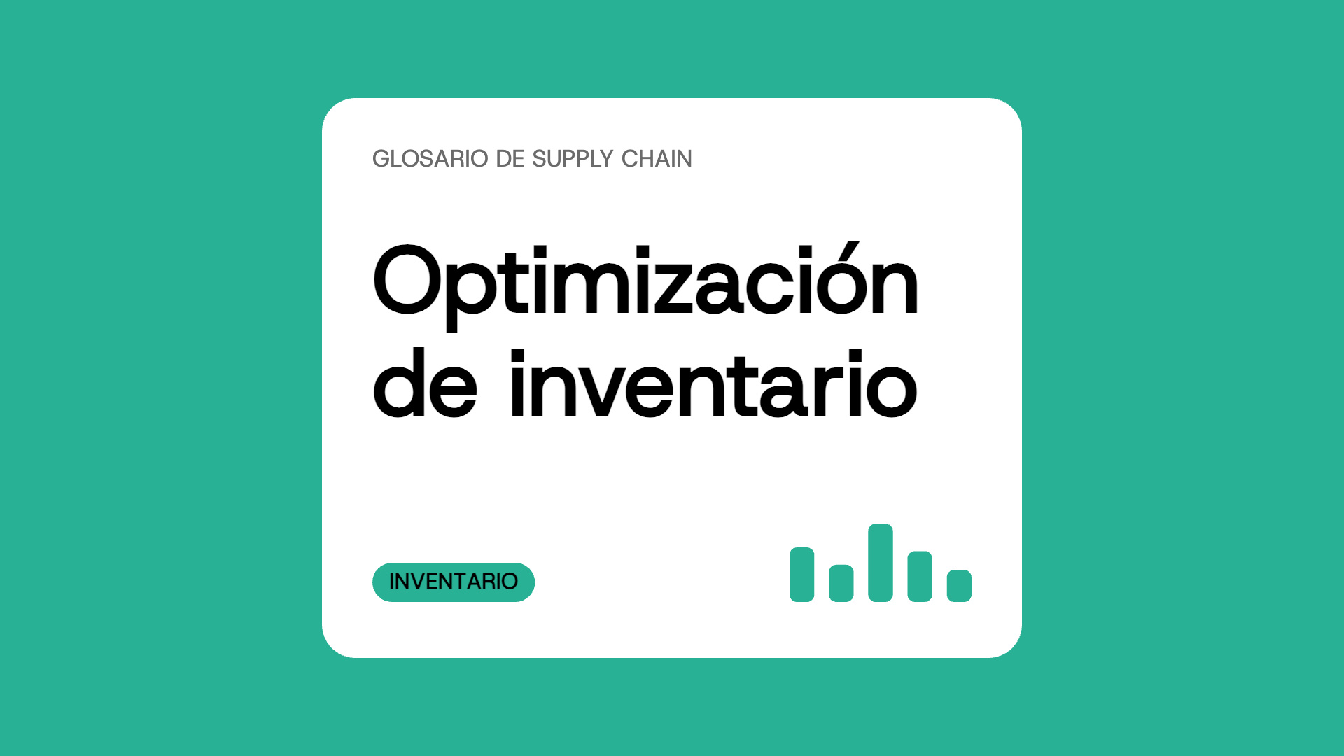 Optimización de inventario