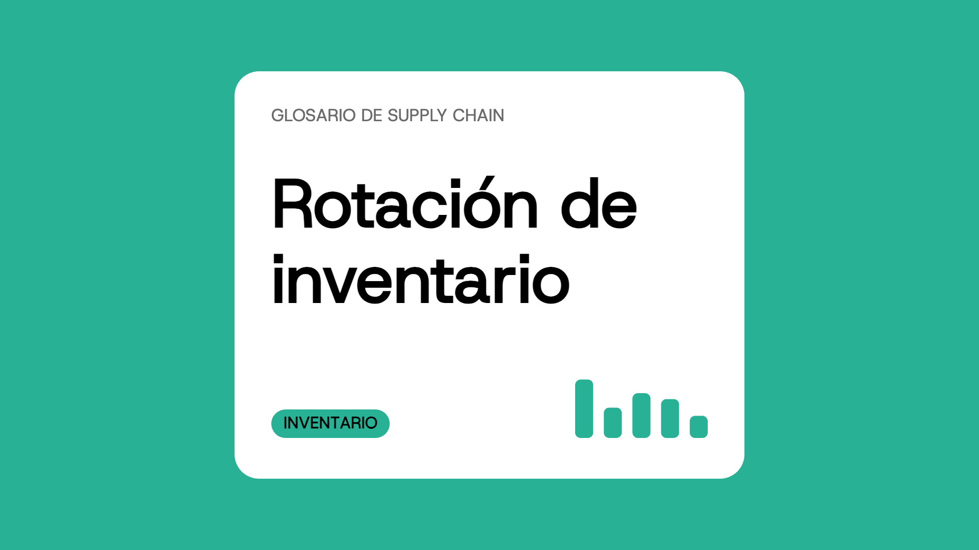 Rotación de inventario