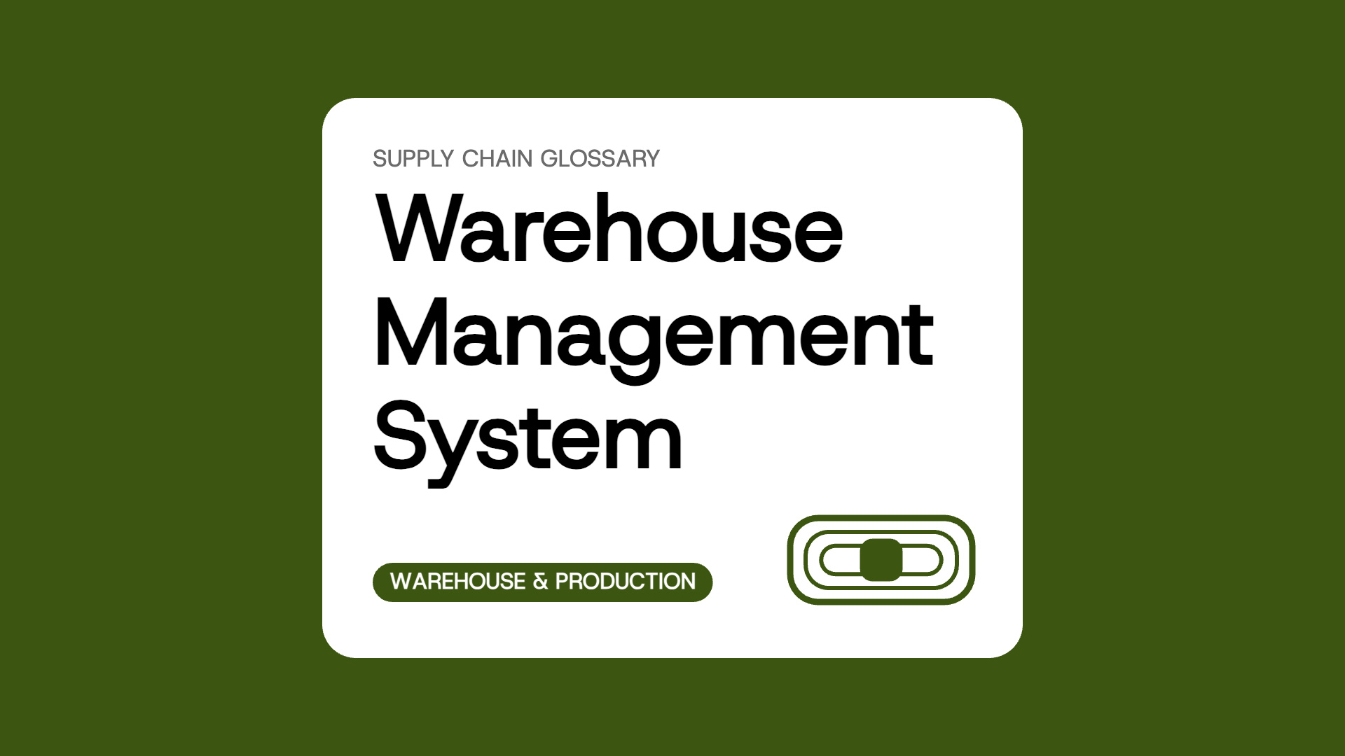 Warehouse Management System