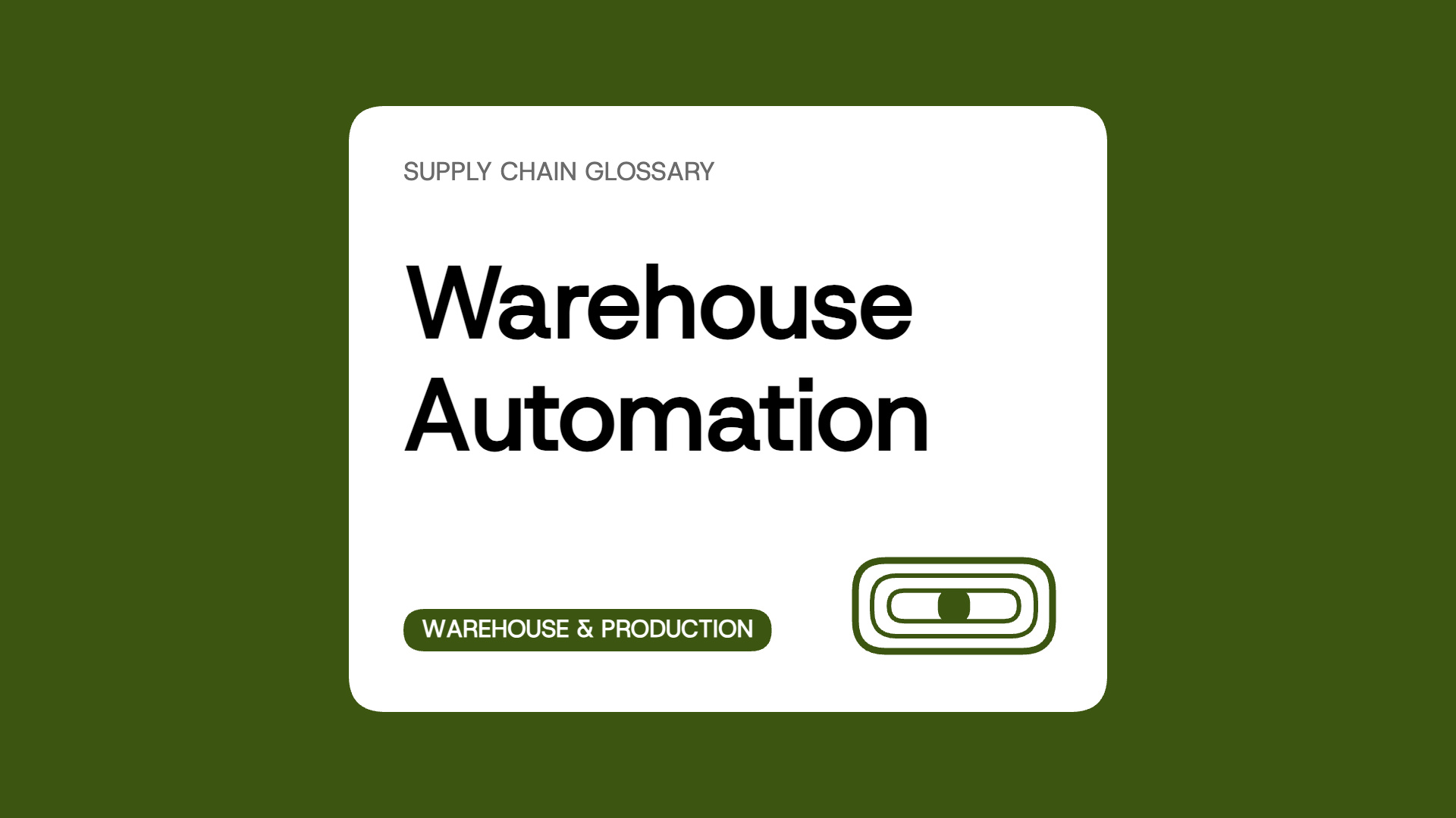 Warehouse Automation