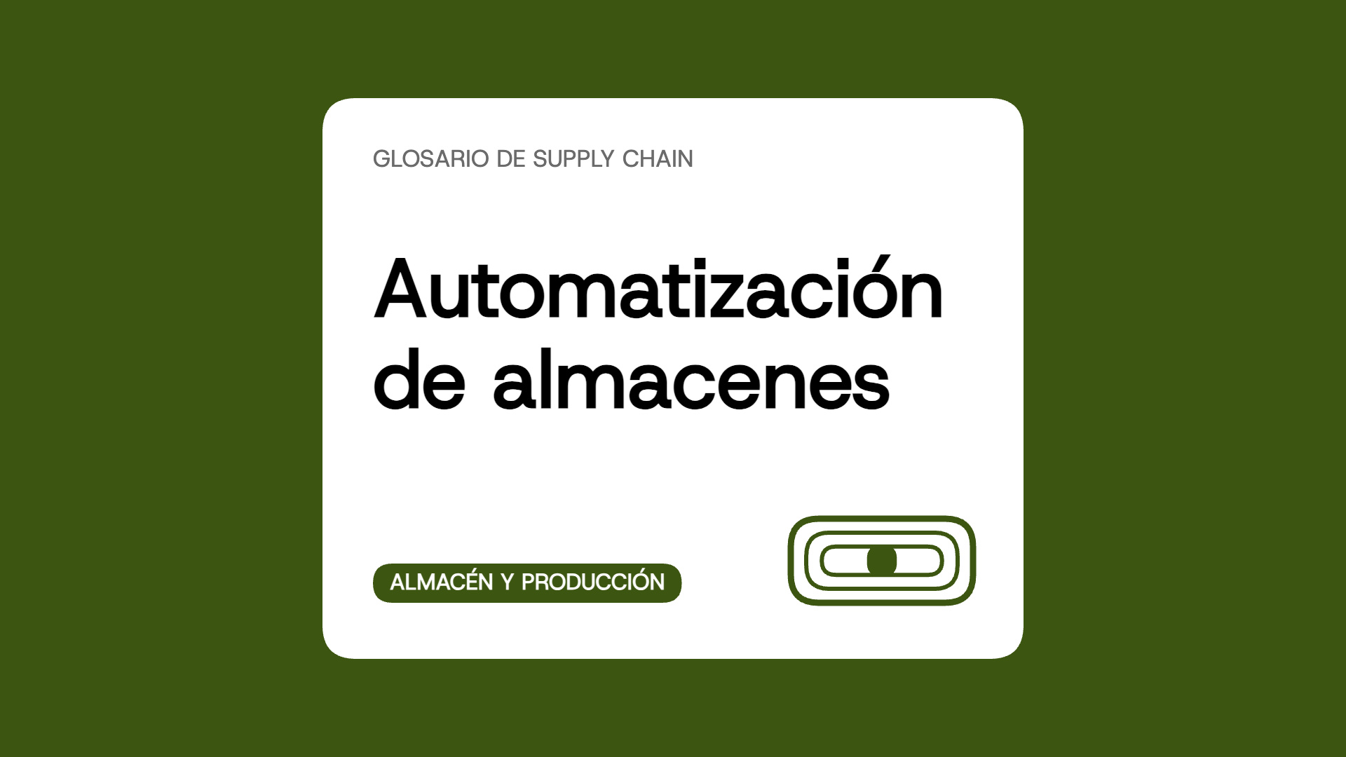 Automatización de almacenes