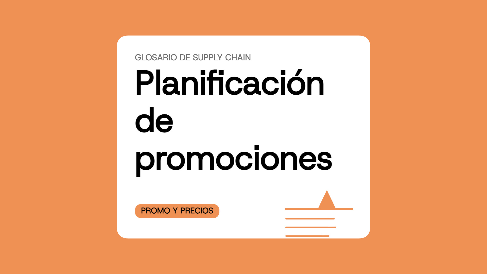 Planificación de promociones