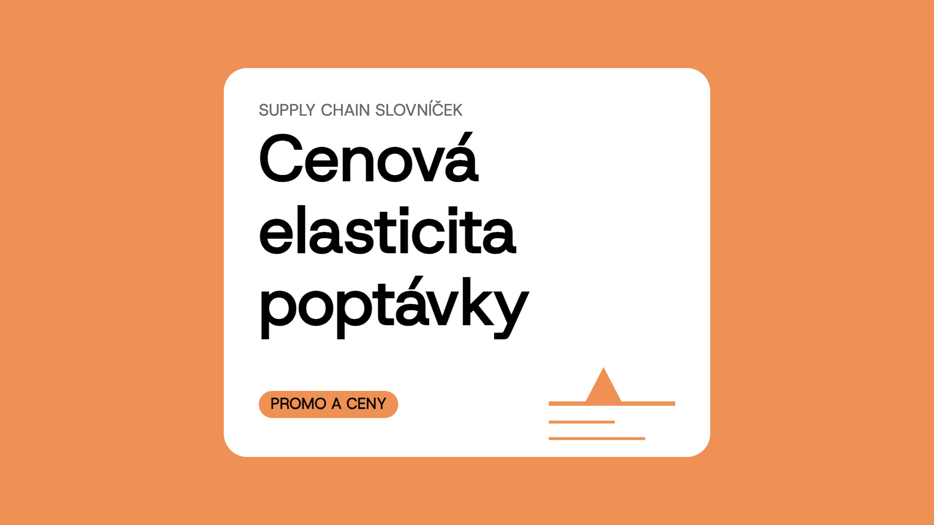 Cenová elasticita poptávky