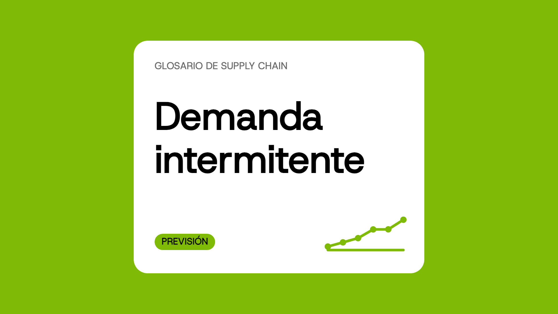 Demanda intermitente