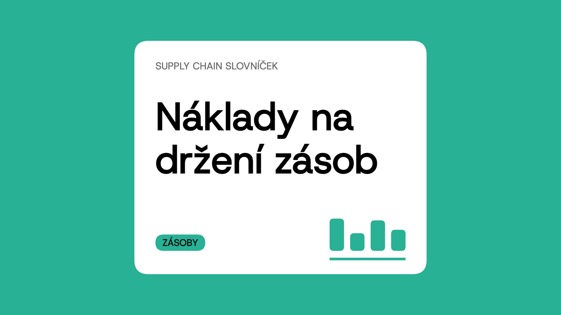Náklady na držení zásob