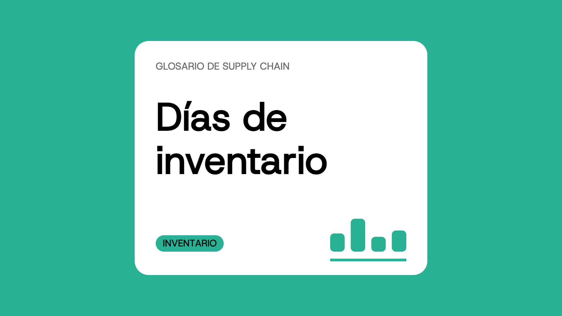 Días de inventario (DIO)