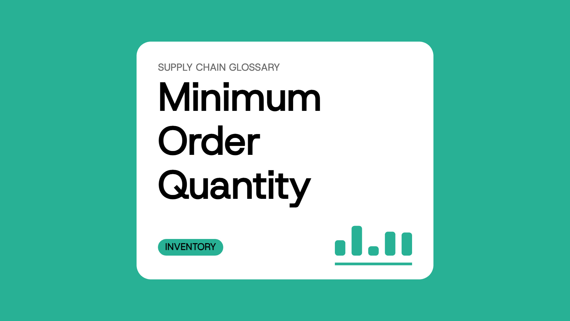 Minimum Order Quantity