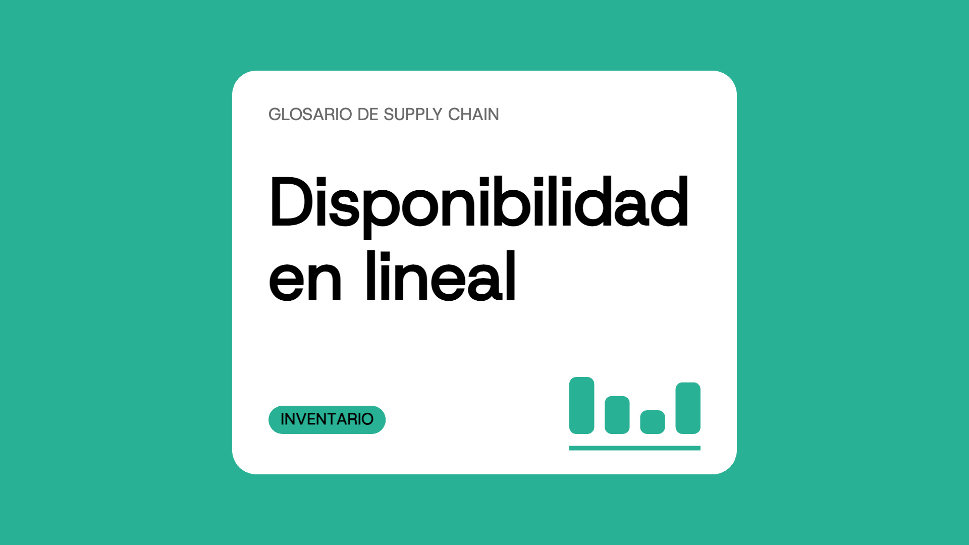Disponibilidad en lineal