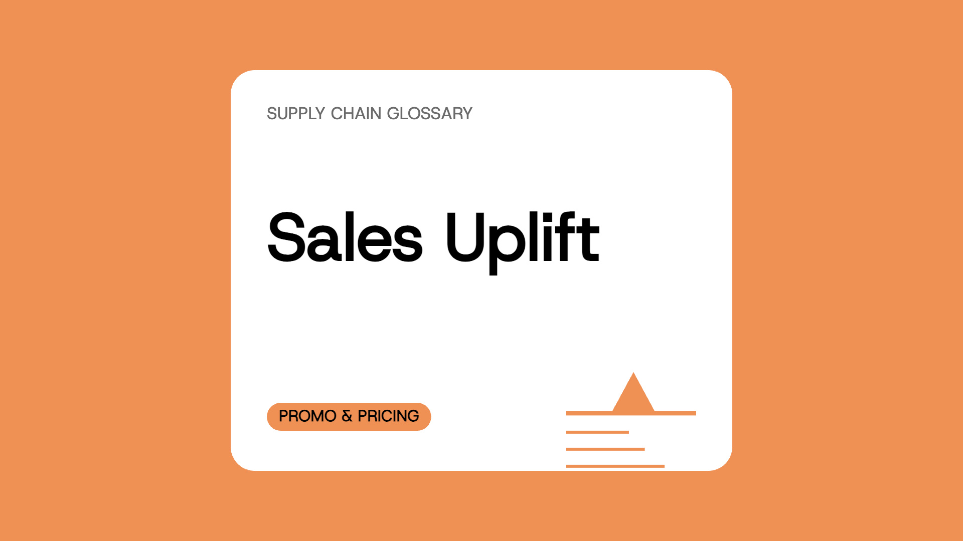 Sales Uplift