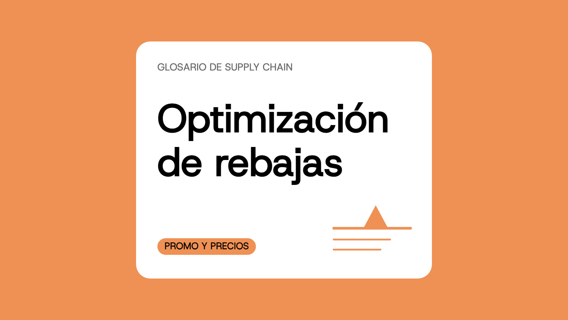 Optimización de rebajas