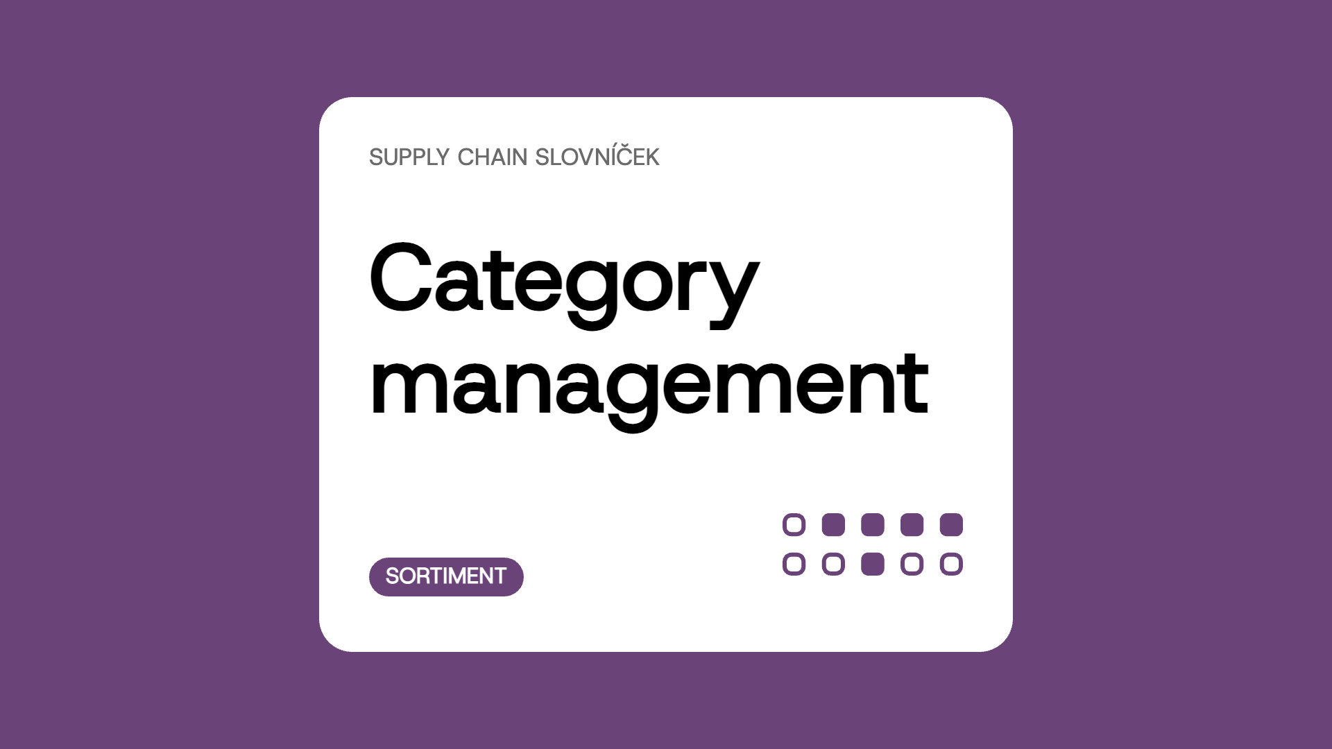 Category management