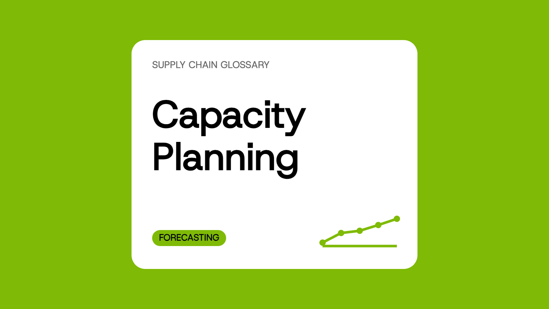 Capacity Planning